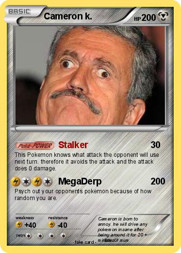 Pokemon Cameron k.