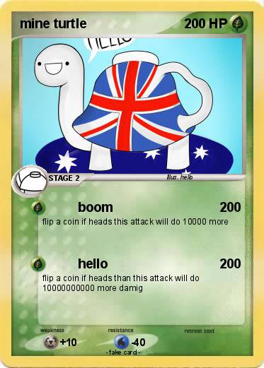 Pokemon mine turtle
