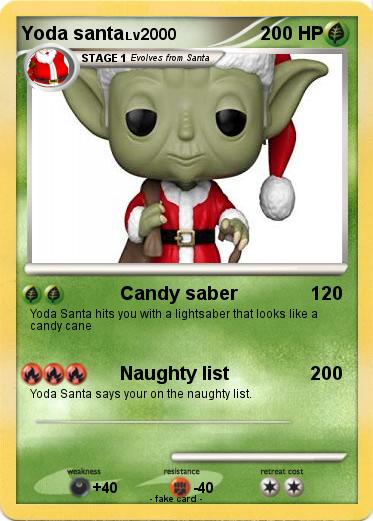 Pokemon Yoda santa