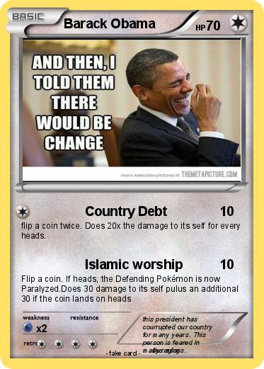 Pokemon Barack Obama