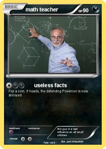 Pokemon math teacher