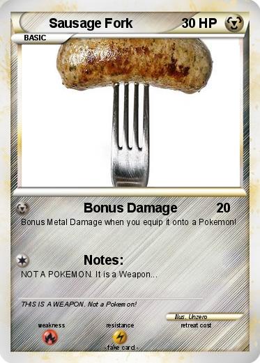Pokemon Sausage Fork