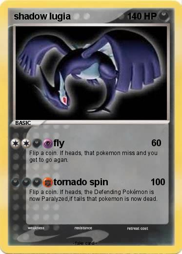 Pokemon shadow lugia