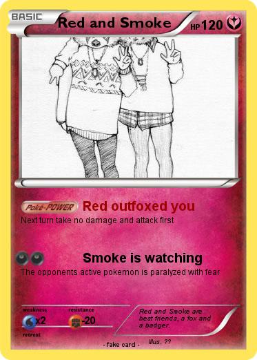 Pokemon Red and Smoke
