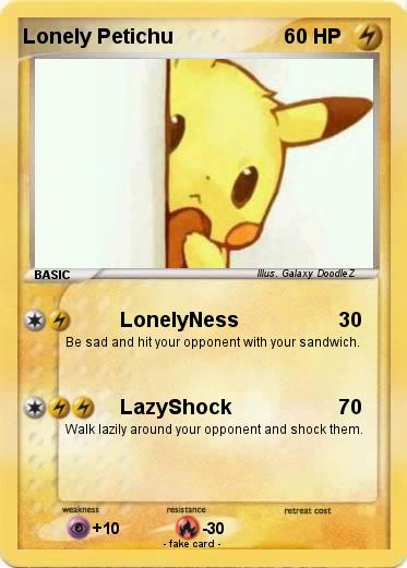 Pokemon Lonely Petichu