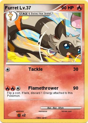 Pokemon Furret Lv.37