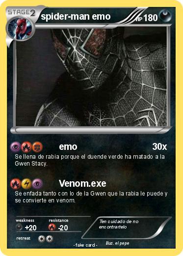 Pokemon spider-man emo