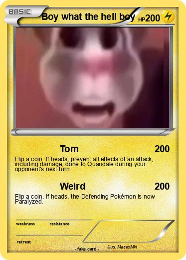 Pokemon Boy what the hell boy