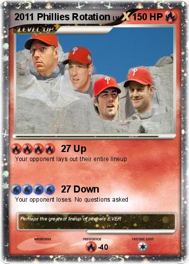 Pokemon 2011 Phillies Rotation