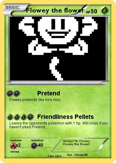Pokemon Flowey the flower