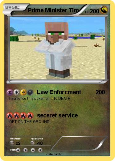 Pokemon Prime Minister Tim