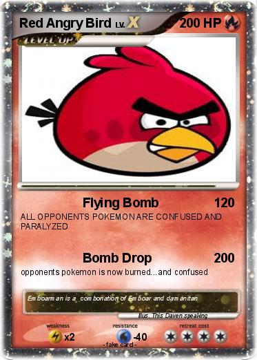 Pokemon Red Angry Bird
