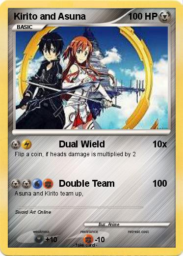Pokemon Kirito and Asuna