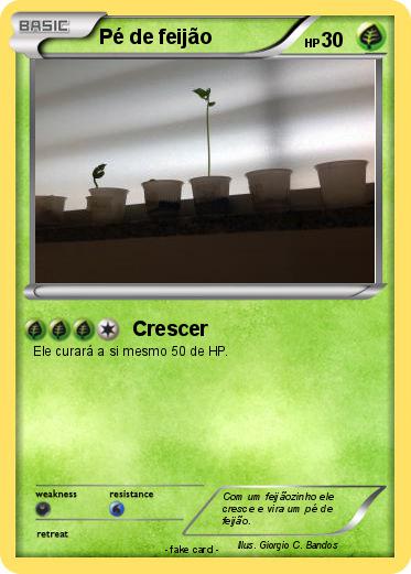 Pokemon Pé de feijão