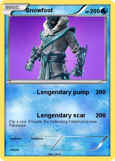 Pokemon Snowfoot
