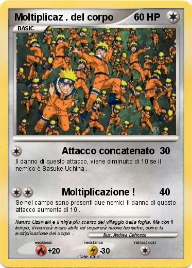 Pokemon Moltiplicaz . del corpo