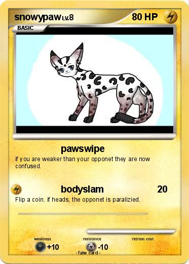 Pokemon snowypaw