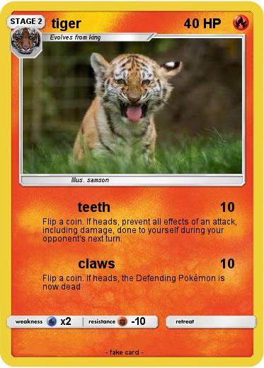 Pokemon tiger