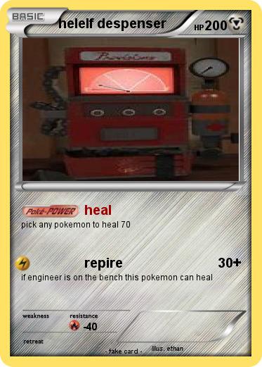 Pokemon helelf despenser