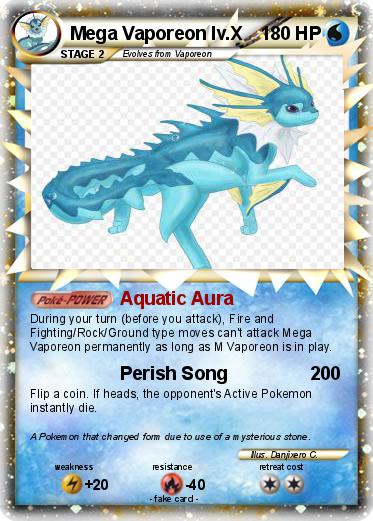 Pokemon Mega Vaporeon lv.X