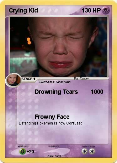 Pokemon Crying Kid