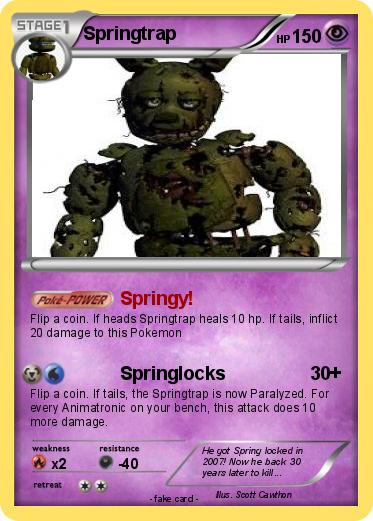 Pokemon Springtrap