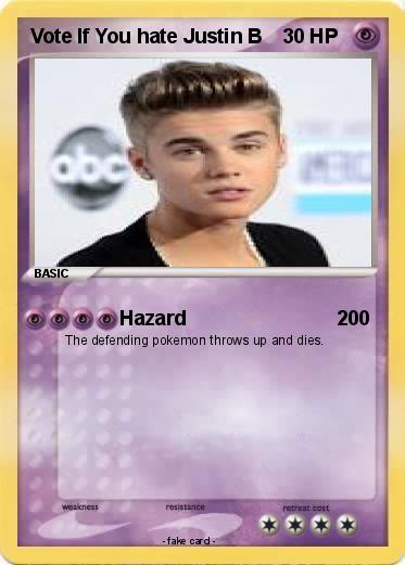 Pokemon Vote If You hate Justin B