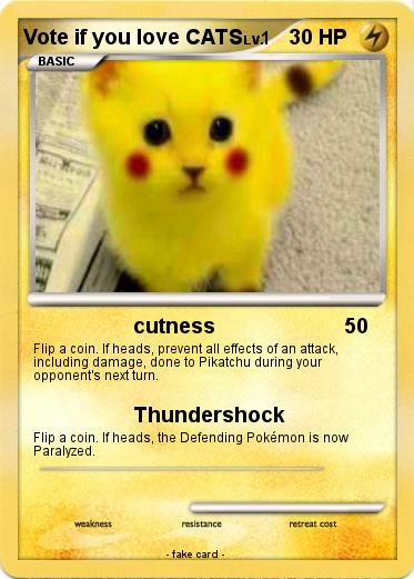 Pokemon Vote if you love CATS