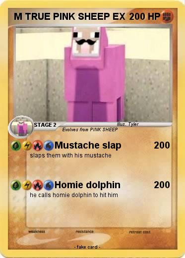 Pokemon M TRUE PINK SHEEP EX