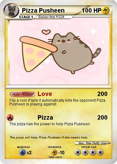 Pokemon Pizza Pusheen