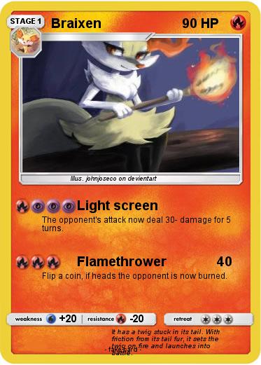 Pokemon Braixen
