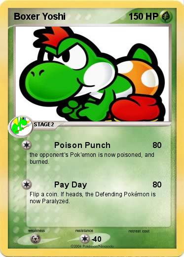 Pokemon Boxer Yoshi