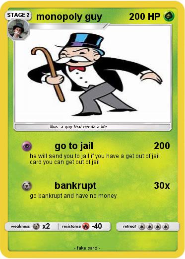 Pokemon monopoly guy