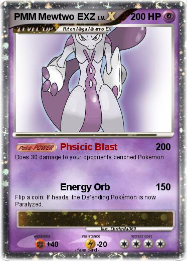 Pokemon PMM Mewtwo EXZ