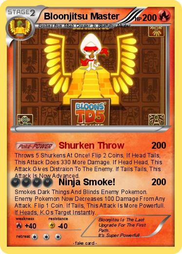 Pokemon Bloonjitsu Master