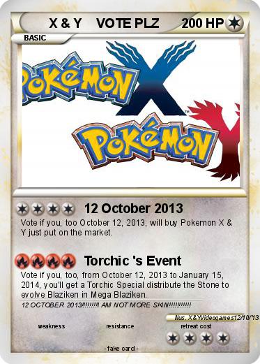 Pokemon X & Y    VOTE PLZ