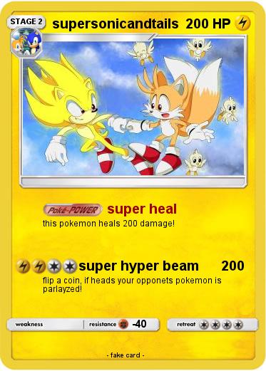 Pokemon supersonicandtails
