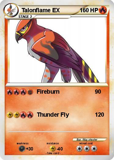 Pokemon Talonflame EX