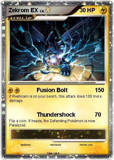 Pokemon Zekrom EX