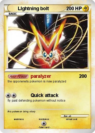 Pokemon LIghtning bolt