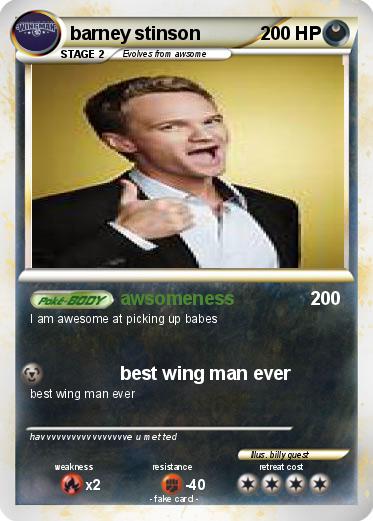 Pokemon barney stinson