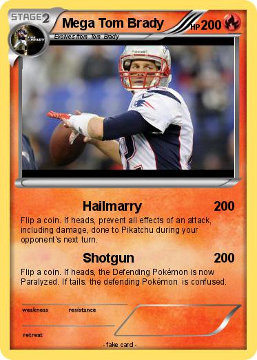 Pokemon Mega Tom Brady