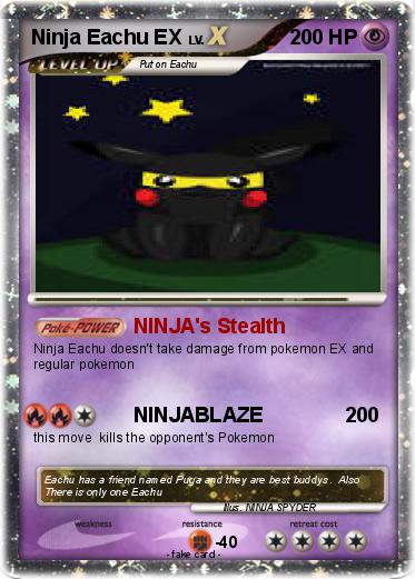 Pokemon Ninja Eachu EX
