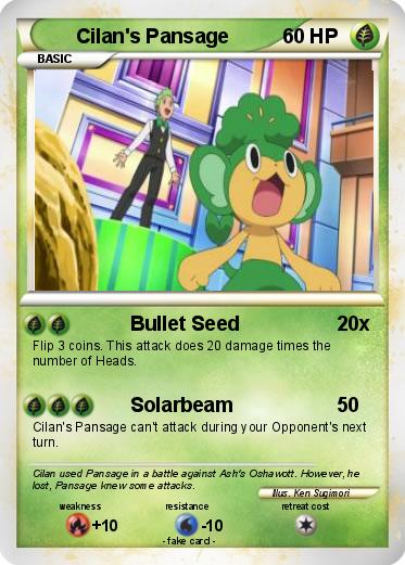 Pokemon Cilan's Pansage