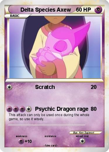 Pokemon Delta Species Axew