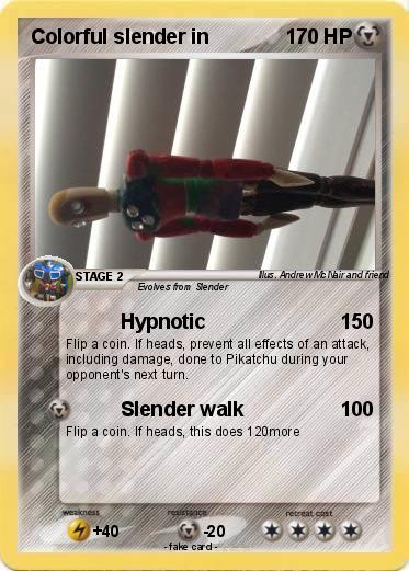 Pokemon Colorful slender in