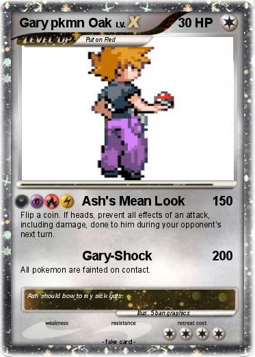 Pokemon Gary pkmn Oak