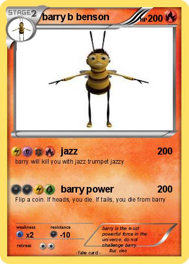 Pokemon barry b benson