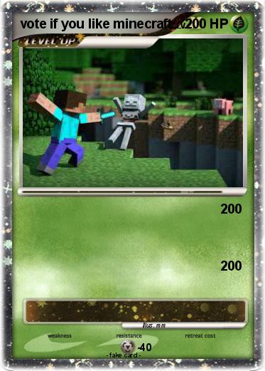 Pokemon vote if you like minecraft Pokemon vote if you like minecraft