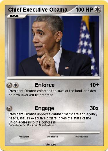 Pokemon Chief Executive Obama